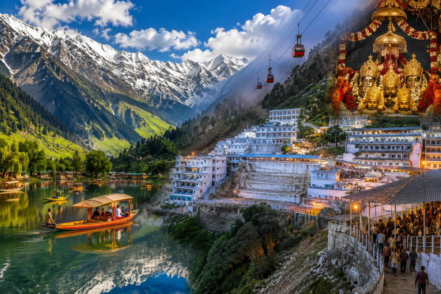 Kashmir with Vaishno Devi: Ultimate 11 Nights 12 Days Group Tour